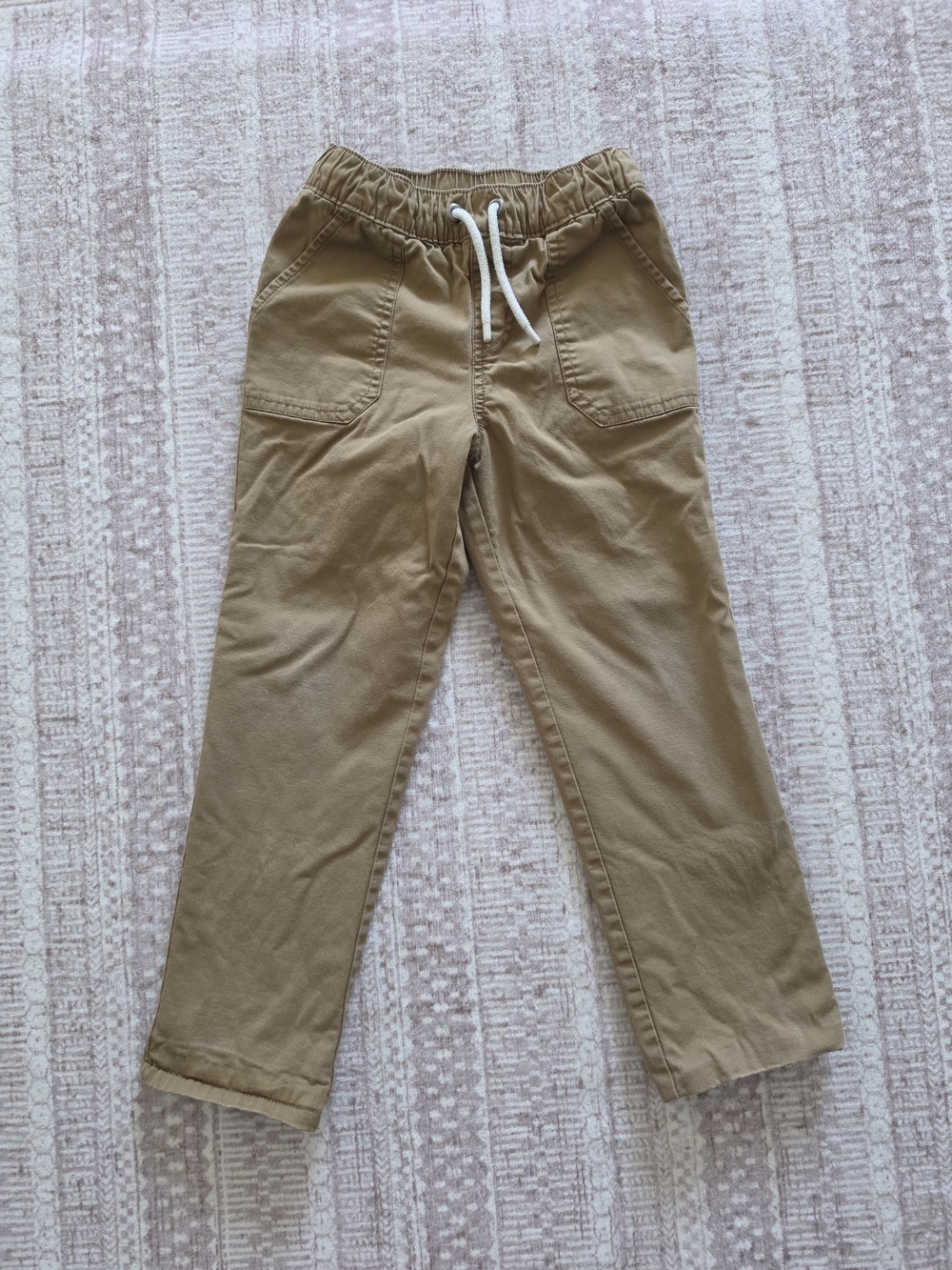 Cat & Jack Boys Khaki Fleece-Lined Pull-On Pants - Size 5T